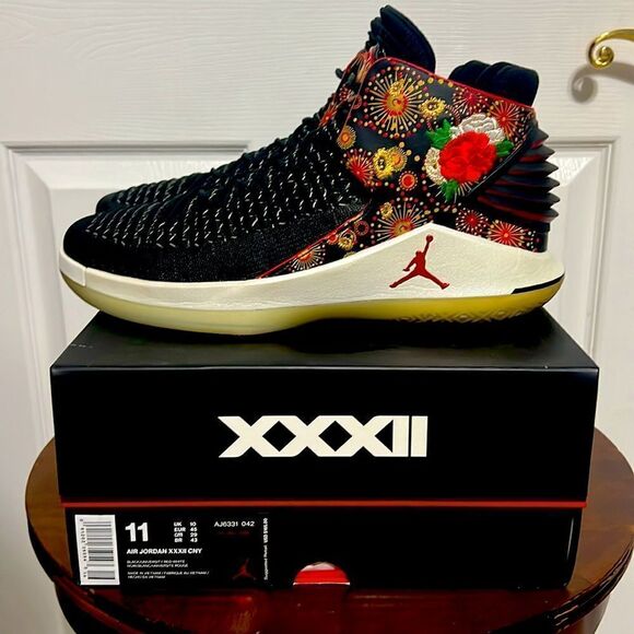 ??‎ Nike Air Jordan 32 XXXII Sz 11 Shoes Chinese New Year SE RARE - Worn Once main image 10